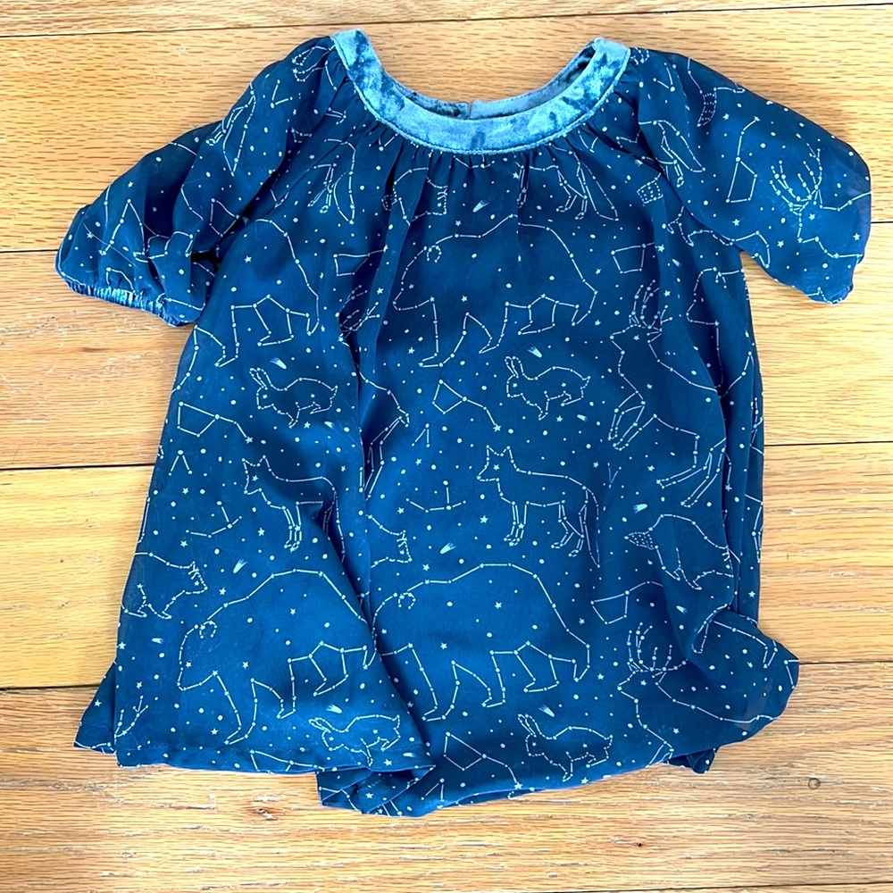 OshKosh Constellations of Stars Dress -18m